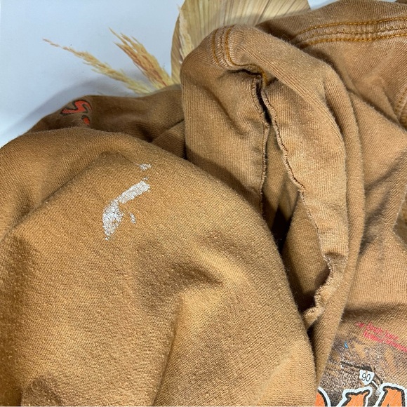 Harley-Davidson Tan and Black Graphic reworked t-shirt - Picture 12 of 12